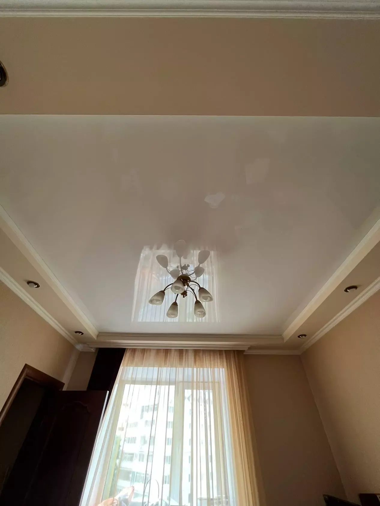 Двухуровневый натяжной потолок MSD Premium — Петрозаводск, Чапаева, 42а, фото 1
